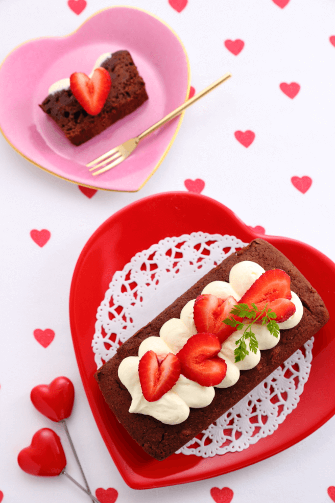 「ハートいちごのチョコケーキ」1,500円(税込)