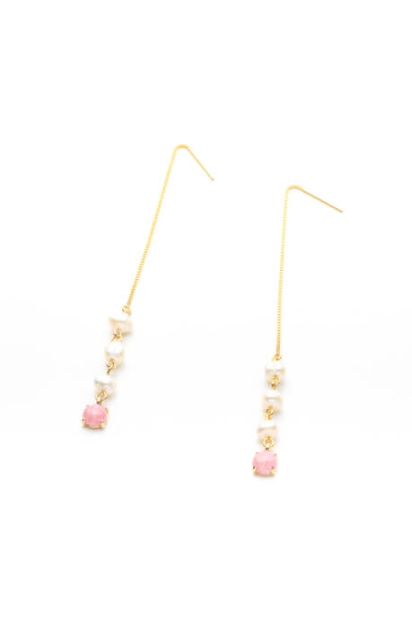 「Venetian Chain Pearl Pierces」￥23,000(税別)