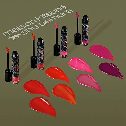 「マット シュプリア」 全8色 3,200円(税抜) ©Maison Kitsuné for shu uemura