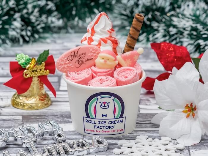 ROLL ICE CREAM FACTORY(ロールアイスクリームファクトリー)ピンクピンククリスマス　¥1,050(税抜)