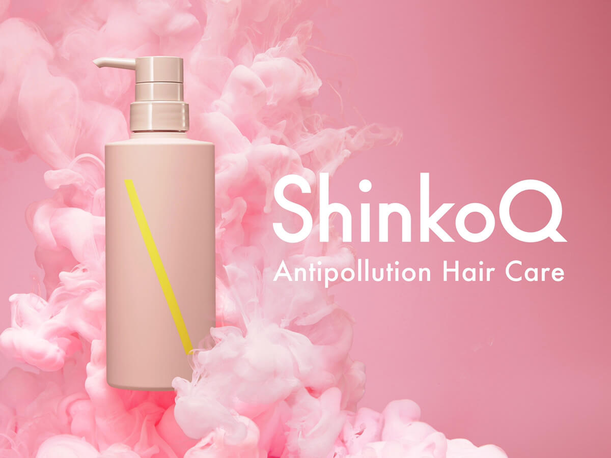 新感覚ヘアケアブランド「ShinkoQ」のロゴビジュアル