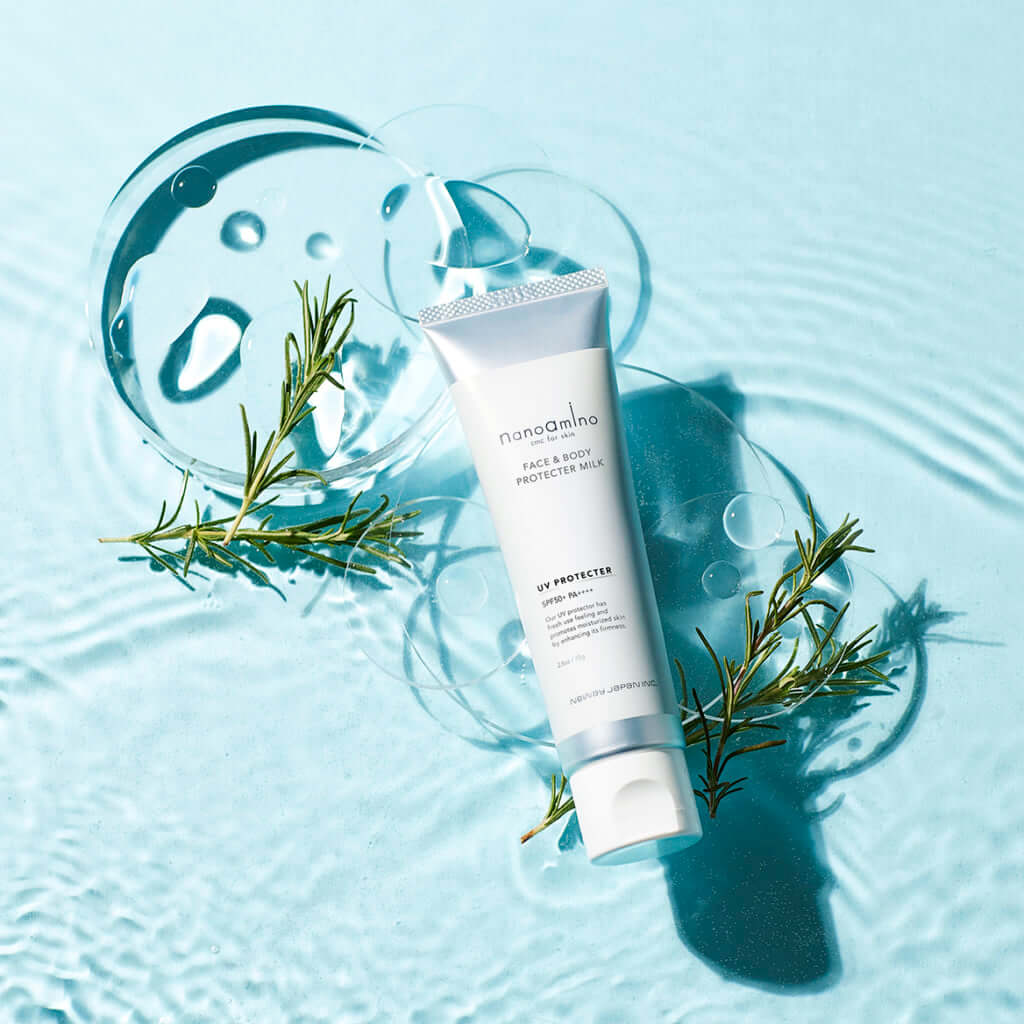 nanoamino(ナノアミノ)」のUVミルクプロテクターセラムで真夏の